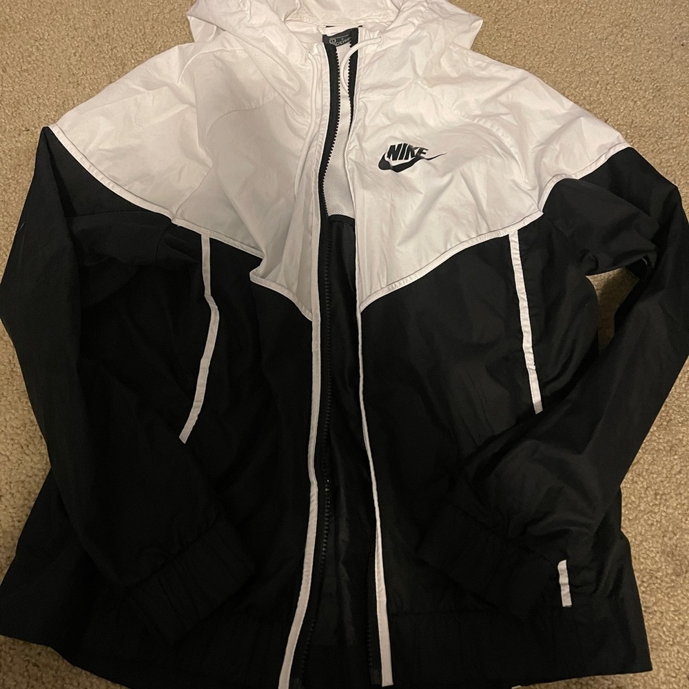 Nike Women's Black and White Jacket